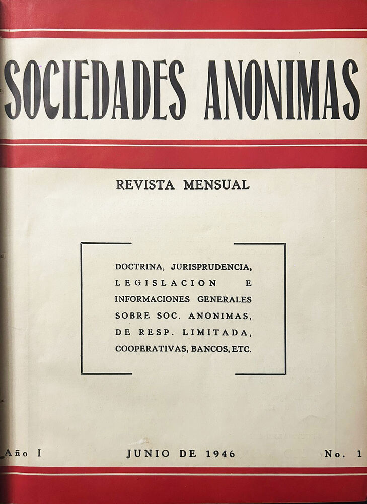 Sociedades Anónimas — Junio 1946